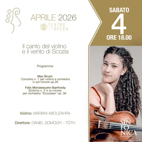 Sanremo, al Casinò il concerto “Il canto del violino e il vento di Scozia”